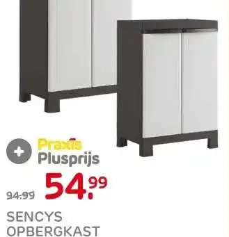 Praxis SENCYS OPBERGKAST aanbieding