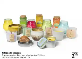 Xenos Citronella kaarsen aanbieding