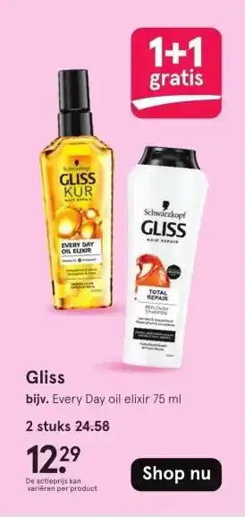 Etos Gliss aanbieding