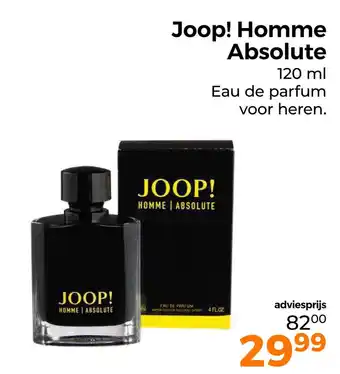 Trekpleister Joop! Homme Absolute aanbieding
