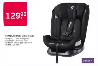 Prenatal Titaniumbaby Vigo i-Size aanbieding