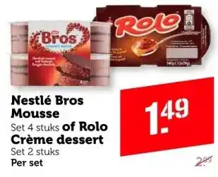 Coop Nestlé Bros Mousse aanbieding
