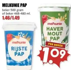 MCD Supermarkt MELKUNIE PAP aanbieding