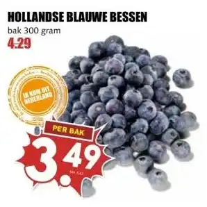 MCD Supermarkt HOLLANDSE BLAUWE BESSEN aanbieding
