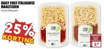 MCD Supermarkt DAILY CHEF ITALIAANSE MAALTIJDEN aanbieding