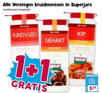 Boon`s Markt Alle Verstegen kruidenmixen in Superjars aanbieding