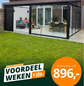 Tuinmaximaal Overkapping aanbieding