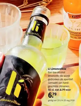 Albert Heijn Li Limoncellow Een low-alcohol limoncello aanbieding