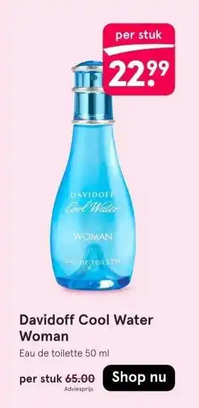 Etos Davidoff Cool Water Woman aanbieding