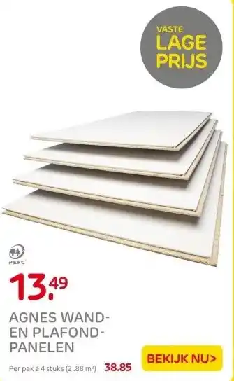 Praxis AGNES WAND- EN PLAFOND- PANELEN aanbieding