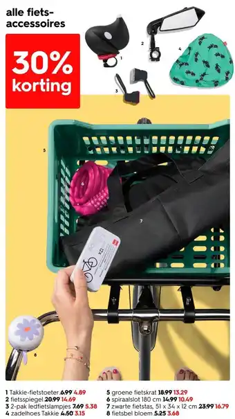 HEMA alle fiets- accessoires aanbieding