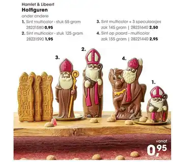 HANOS Hamlet & libeert holfiguren aanbieding