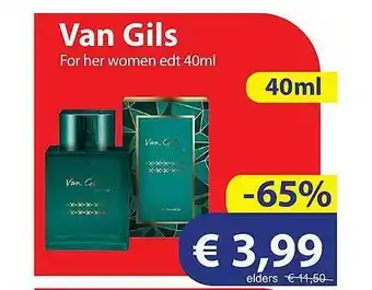 Die Grenze Van gils for her women edt 40ml aanbieding