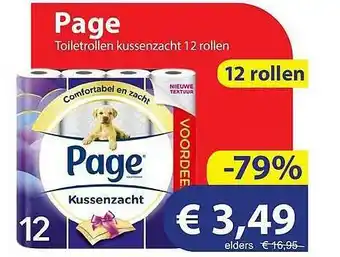 Die Grenze Page toiletrollen kussenzacht 12 rollen aanbieding