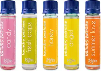 Amazon Kifra Geconcentreerd wasparfum, geschenkdoos, 5 miniblikjes, Fresh Caps Angel Candy Summer Love Honey, 125 ml aanbieding