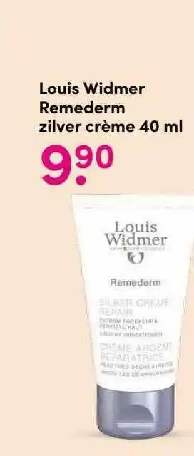 DA Louis widmer remederm zilver crème 40 ml aanbieding