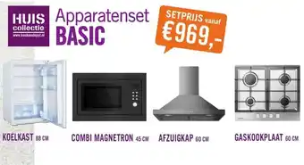 Keukendepot HUIS Apparatenset BASIC aanbieding