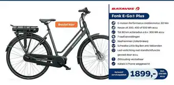 Bike Totaal Batavus fonk e-go® plus fiets aanbieding