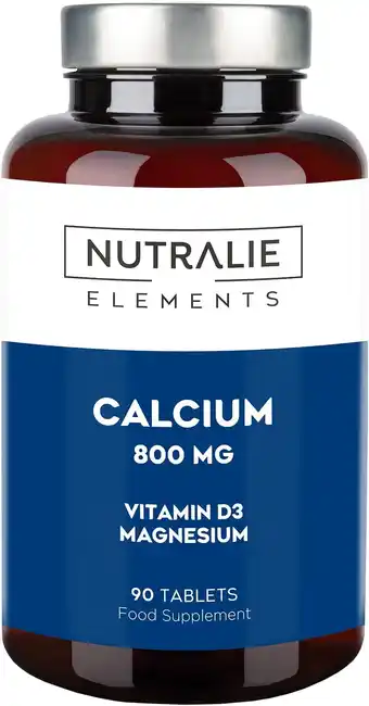 Amazon Calcium, Magnesium, Vitamine D3 - Hoge dosis calcium 800 mg - Onderhoud van botten, tanden en spieren - Hoge opname van calci aanbieding