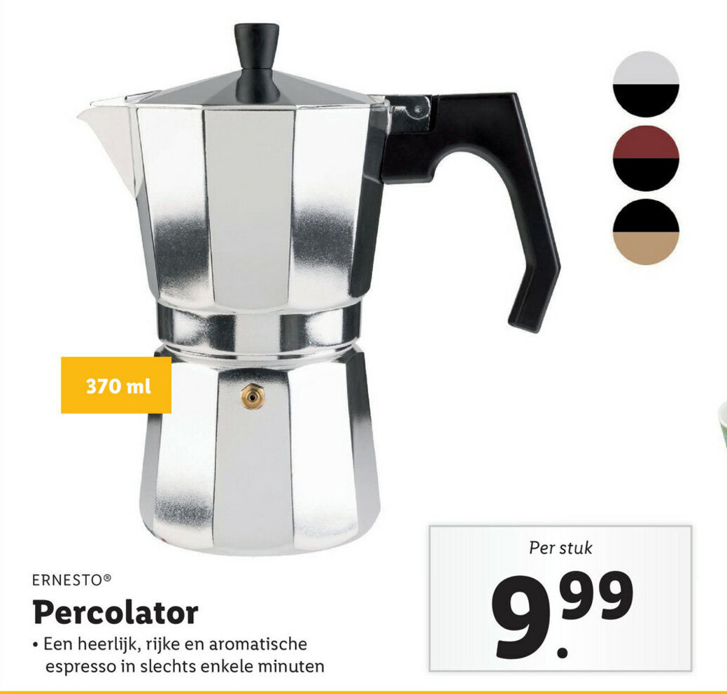 Ernesto Percolator aanbieding bij Lidl