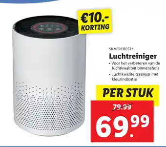 Lidl Silvercrest Luchtreiniger aanbieding