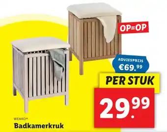 Lidl Wenko Badkamerkruk aanbieding