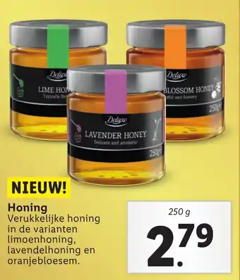 Lidl Delicieux Honing 250g aanbieding