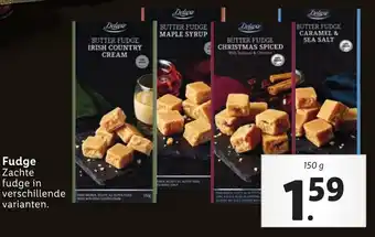 Lidl Delicieux Fudge 150g aanbieding