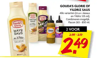 Dekamarkt Gouda's glorie of yildriz saus aanbieding