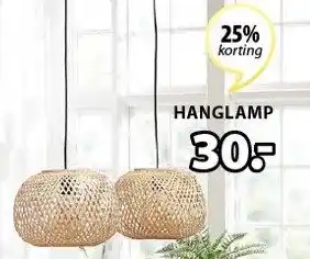 Jysk Hanglamp aanbieding