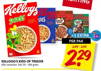 Dekamarkt Kellogg's kids of tresor aanbieding