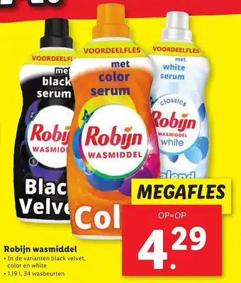 Lidl Robijn wasmiddel aanbieding