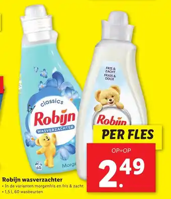 Lidl Robijn wasverzachter aanbieding