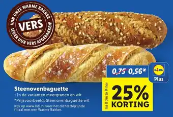 Lidl Steenovenbaguette aanbieding