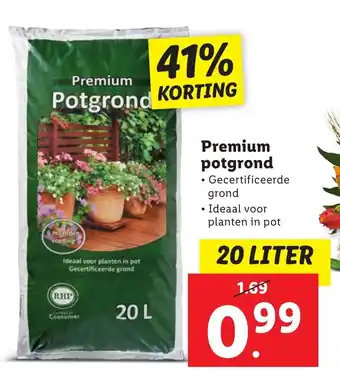 Lidl Premium potground aanbieding