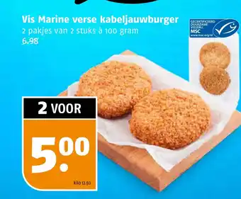 Poiesz Vis Marine verse kabeljauwburger aanbieding