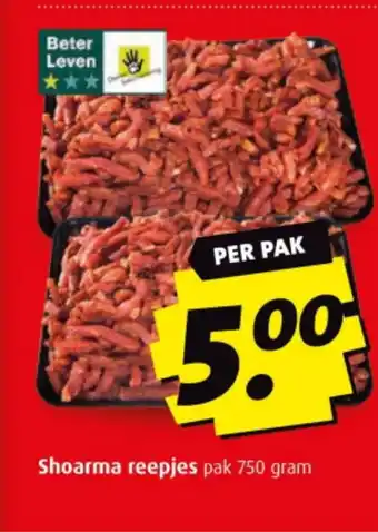 Boni Shoarma reepjes aanbieding