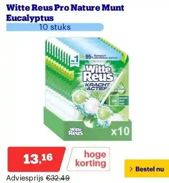 Bol.com Witte Reus DeLuxe Toiletblok aanbieding