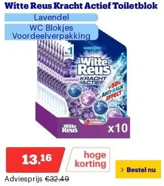 Bol.com Witte Reus Kracht Actief Toiletblok aanbieding