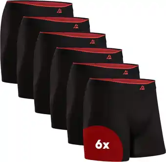 Amazon DANISH ENDURANCE 6-Pak, Bamboe Viscose Boxershorts met of zonder Gulp, Fris & Koel, Ultiem Draagcomfort, voor Heren aanbieding