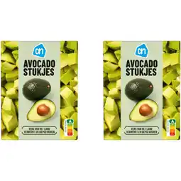 Albert Heijn AH Avocado stukjes 2-pack aanbieding