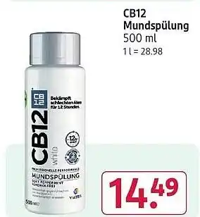 Rossmann DE CB12 Mundspülung aanbieding