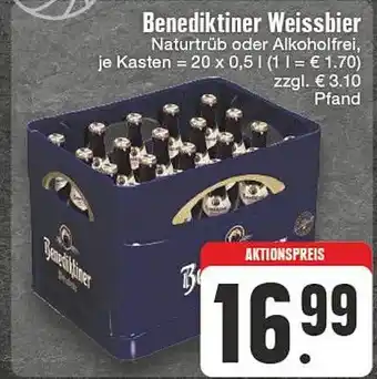 Edeka DE Benediktiner Weissbier aanbieding