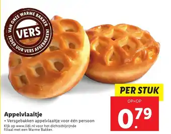 Lidl Appelvlaaitje aanbieding