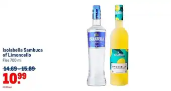 Makro Isolabella Sambuca of Limoncello aanbieding