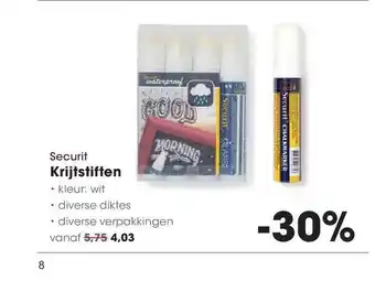 HANOS Securit Krijtstiften aanbieding