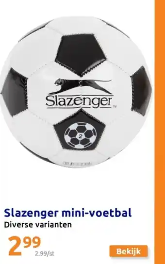 Action Slazenger mini voetbal aanbieding