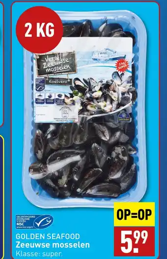 ALDI Zeeuwse mosselen 2 KG aanbieding