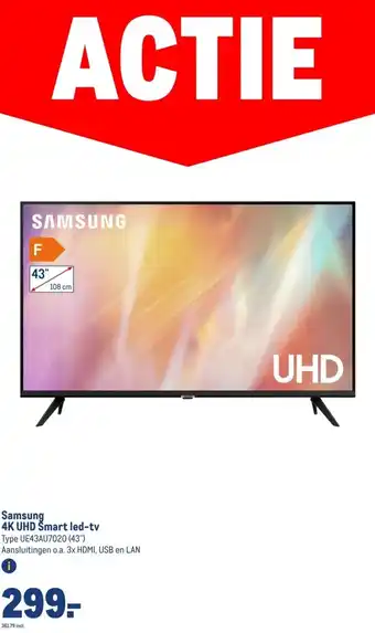 Makro Samsung 4K UHD Smart led-tv aanbieding