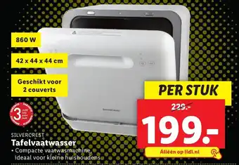 Lidl Tafelvaarwasser aanbieding